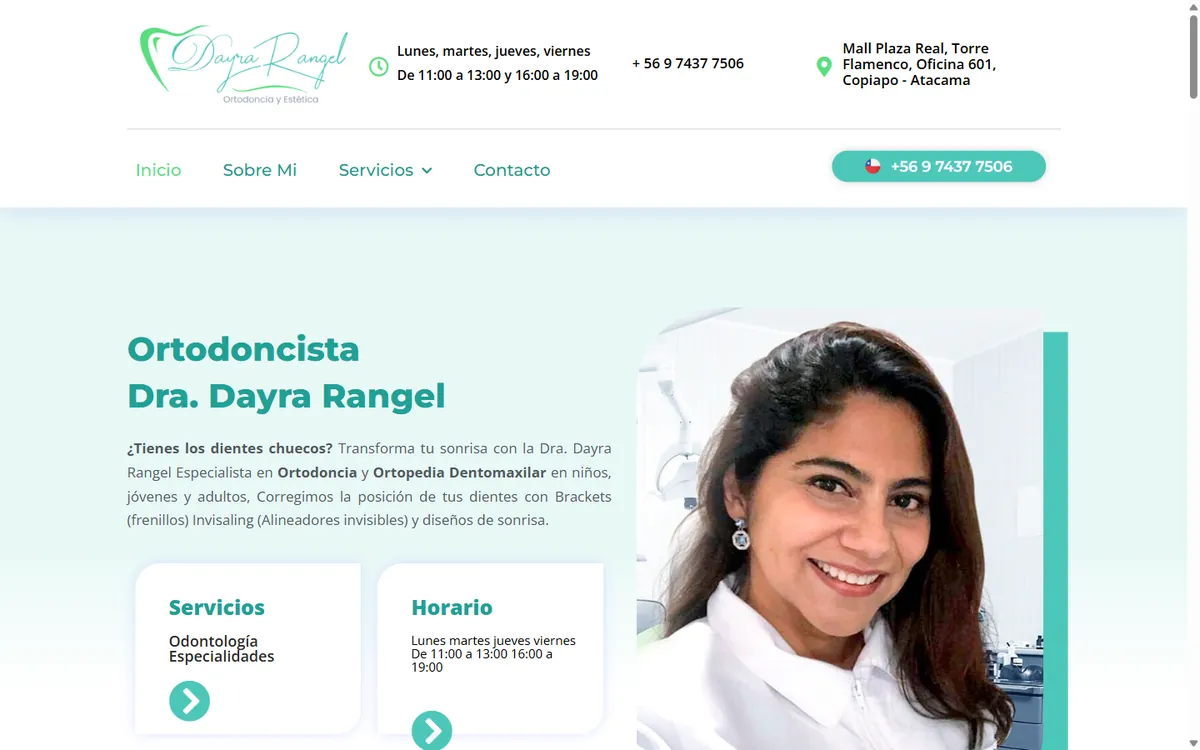 Web de Dra. Dayra Rangel