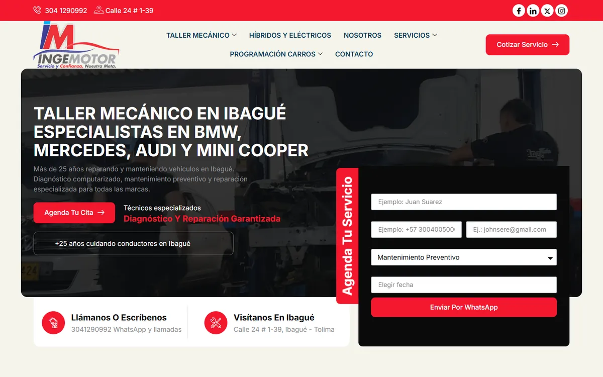 Web de Ingemotor