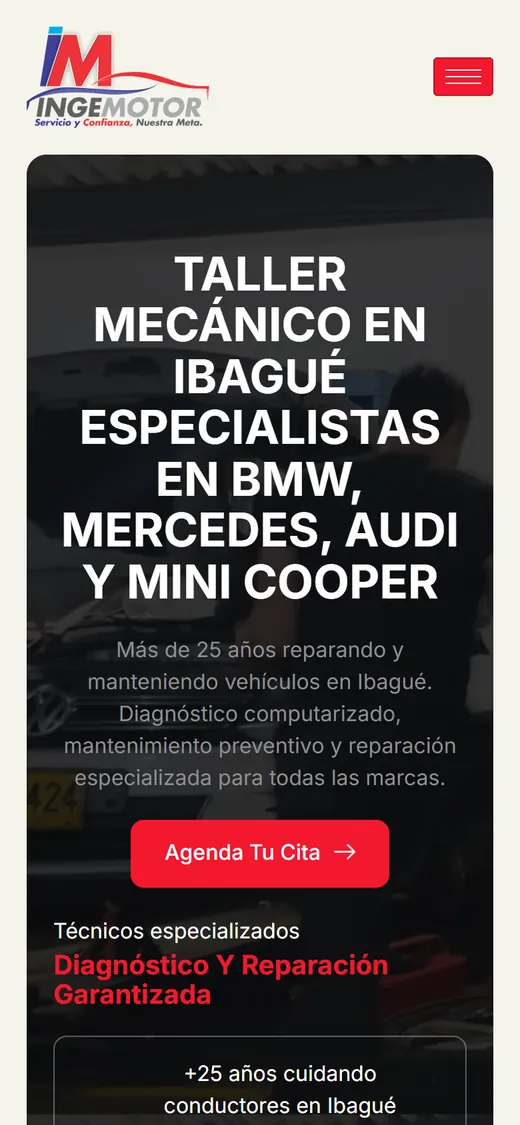 Ejemplo de web móvil